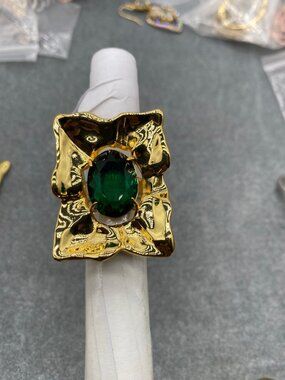 Alexis Bittar Candy Collection Large Gemstone Ring Size 7